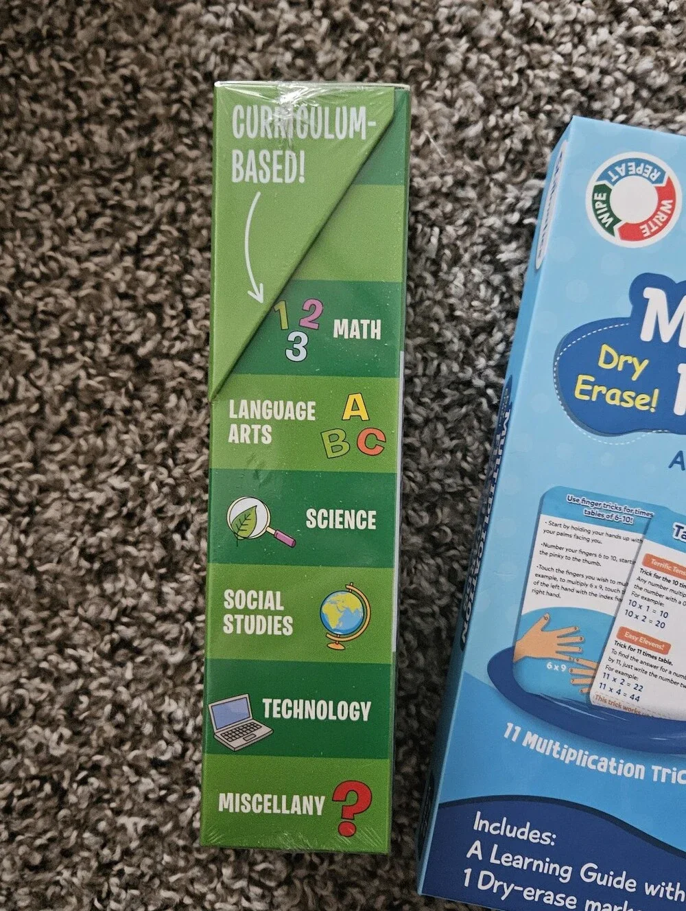 BRAND NEW 3rd Grade Activities Multiplication Cards & Brain Quest Cards